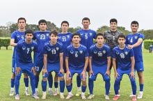 Ўзбекистон U-17 терма жамоаси ЦСКАга қарши баҳс олиб боради